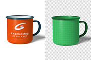 Enamel Mug Mockup, a Cups & Container Mockup by GraphicsPixel (Thumbnail 2 of 3)