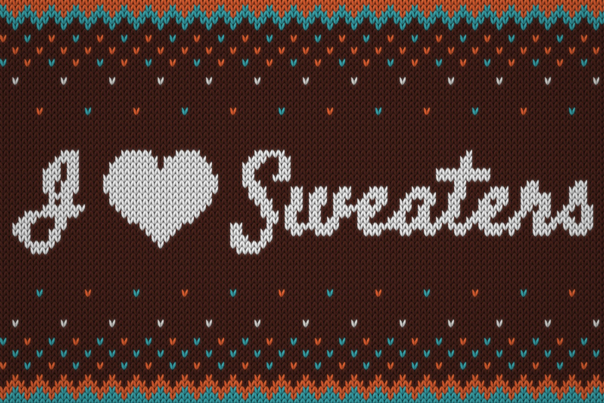 I ♥ Sweaters - Smart Knitted Effect, a Layer Style Add-On by Design as Religion (Photo 1 of 5)