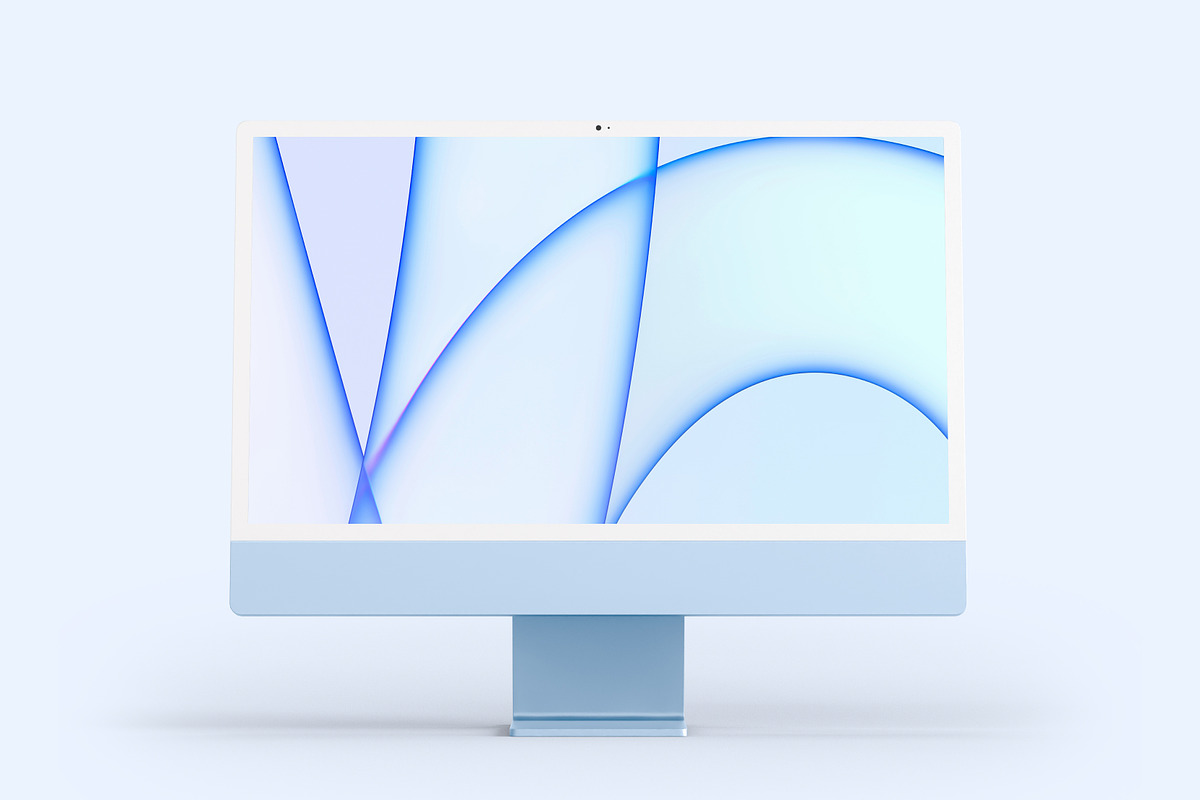 Realistic iMac 24-inch (2022) Mockup, a Books & Magazine Mockup by Smotrow Related (Photo 3 of 8)