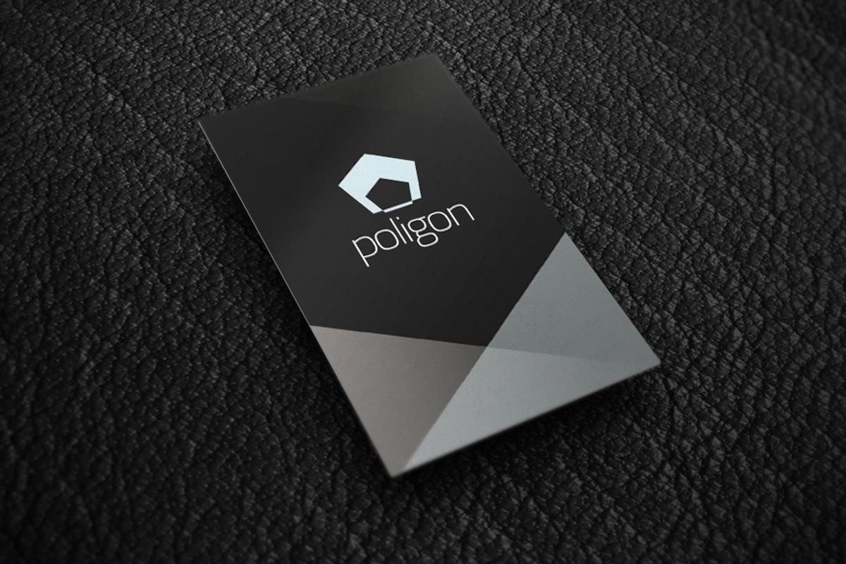 [SALE] Poligon Business Card, a Business Card Template by Rafael Oliveira (Photo 1 of 5)