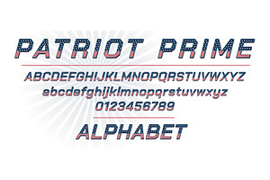 Alphabet for celebration design 4th, a Texture Illustration by Zimages