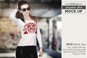 Female Shirt Mock Up