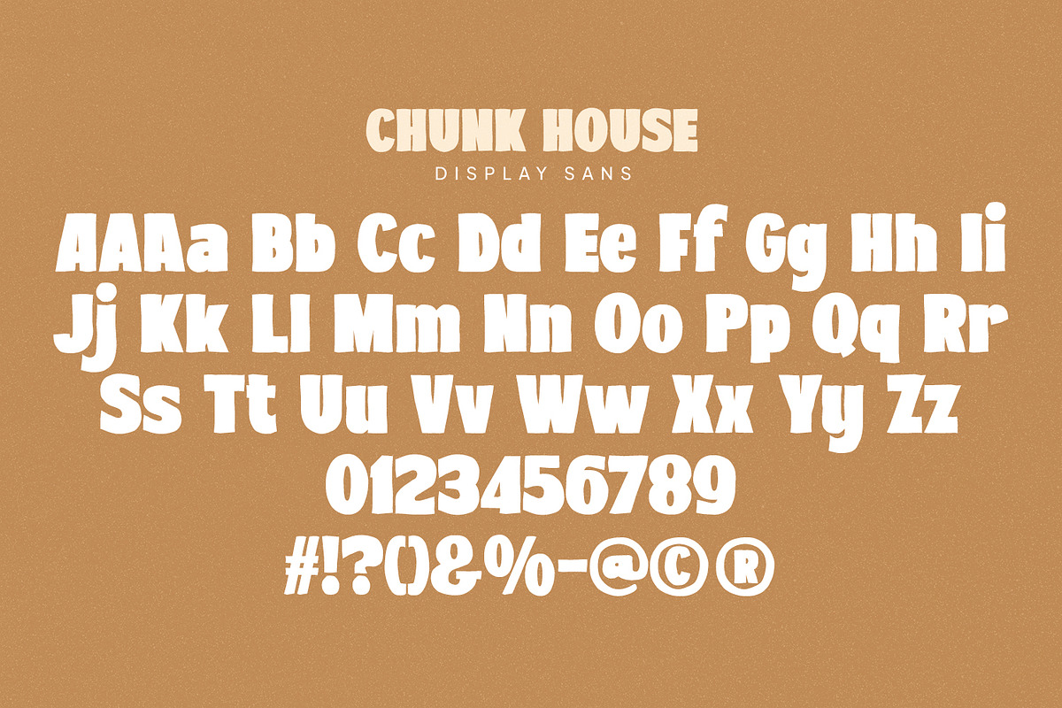 Chunk House, a Sans Serif Font by Nathatype (Photo 6 of 11)
