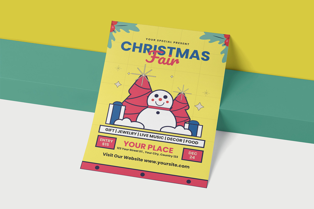 Christmas Fair - Flyer, a Print Template by VUNIRA (Photo 2 of 2)