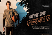 BASKETBALL, a Sans Serif Font by Dz Akali (Thumbnail 2 of 5)