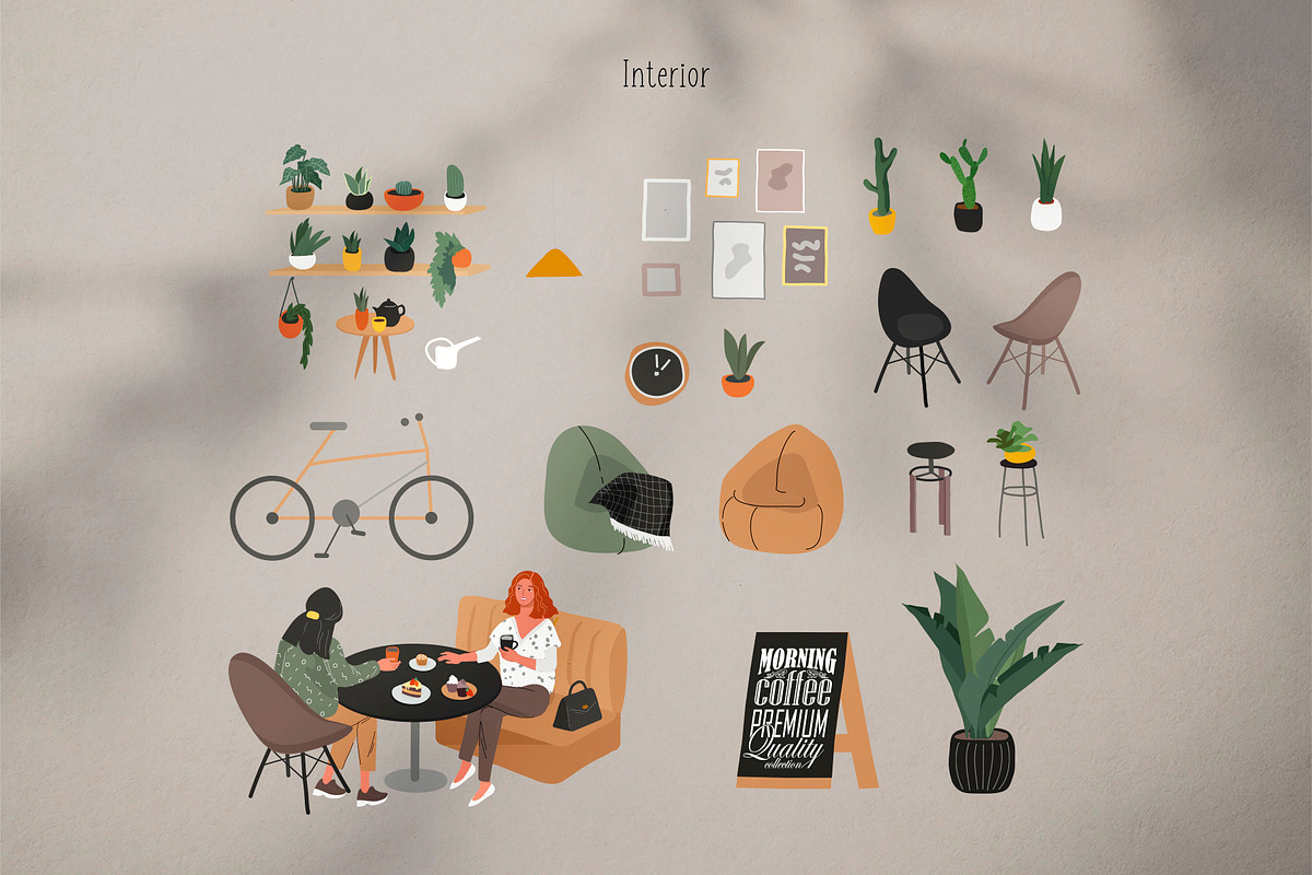 Enjoy Coffee. Collection, a Food Illustration by Merfin (Photo 4 of 9)