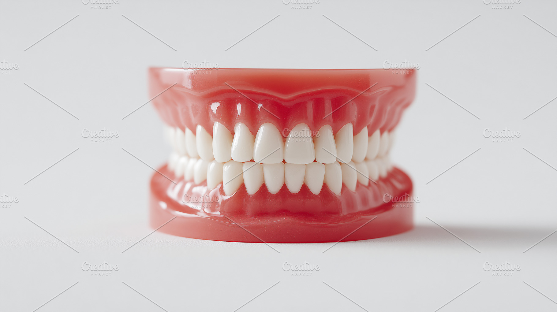 Realistic dental teeth model showing, a Health & Medical Photo by MistyDay