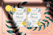 Foliage Wedding Invitation Suite Set, an Invitation Template by Millusti (Thumbnail 6 of 10)