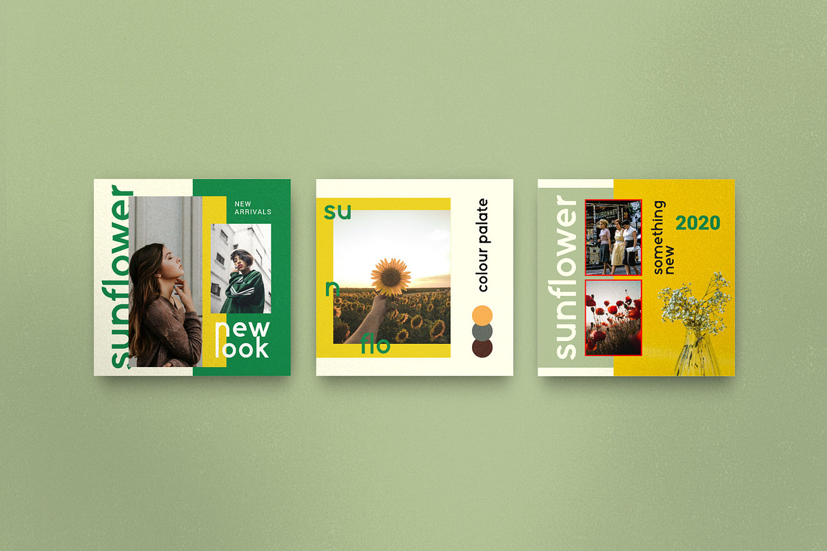Sunflower - Social Media Bundle, a Social Media Template by Dirtytemp Studio (Photo 6 of 15)