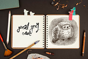 Tiny Owls Album, an Animal Illustration by Mazheika Store (Thumbnail 6 of 9)