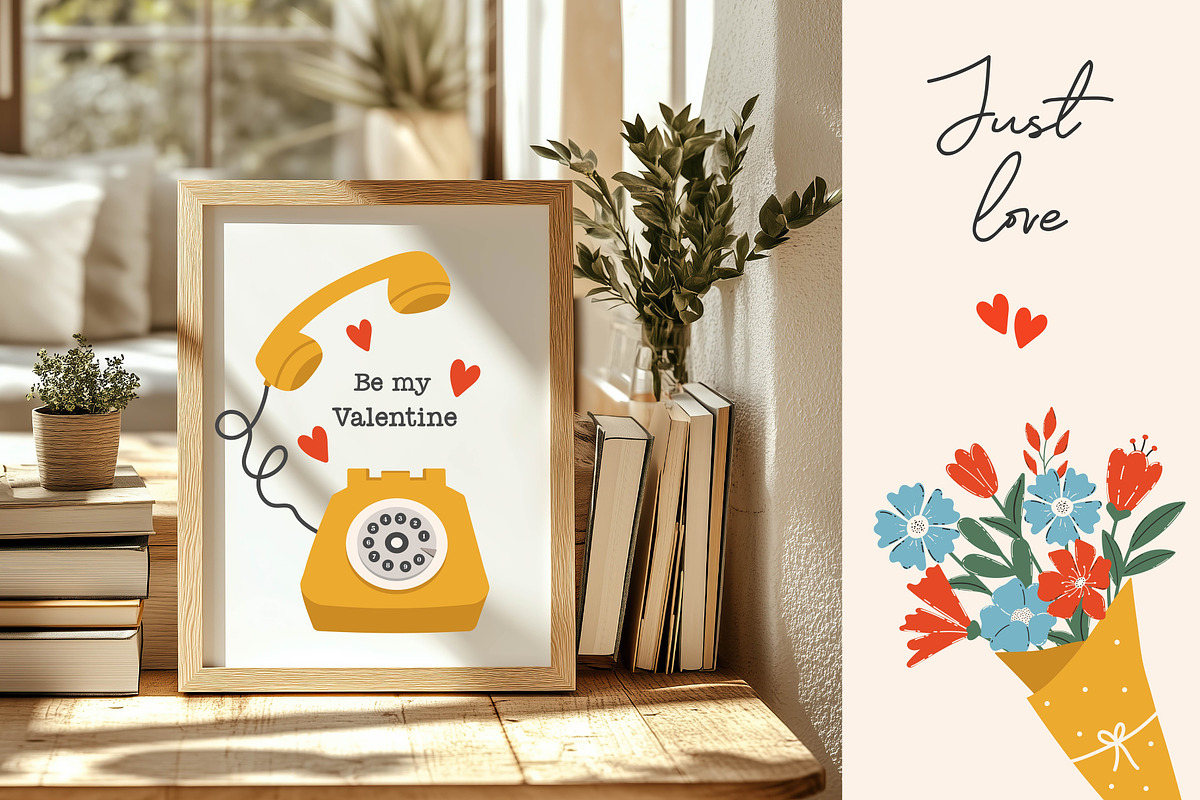 Valentines Day Graphic Collection, a Seasonal Illustration by EltaMaxArt (Photo 5 of 8)