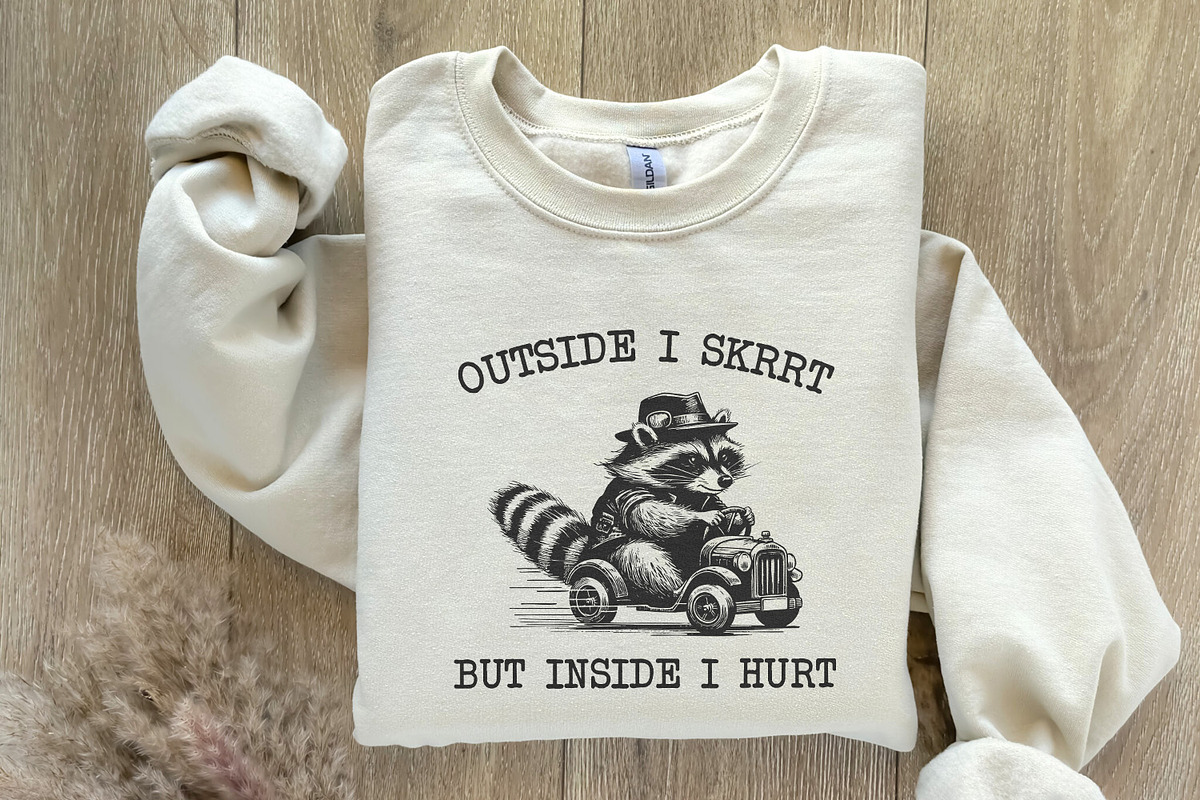 Outside I Skrrt But Inside I Hurt, an Illustration by SharpMarketplace (Photo 8 of 9)