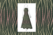 Wild Animal Print Set Modern Vintage, a Pattern Graphic by Oksana Dovhopol Art (Thumbnail 12 of 19)