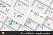 Europe Infographic GSlides PPoint, a Presentation Template by Fit-tee (Thumbnail 1 of 2)
