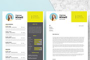 Modern Resume & CV Template, a Resume Template by Hito Graphic (Thumbnail 3 of 8)
