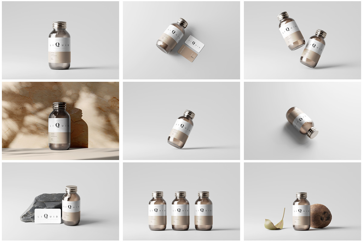 The Ultimate Bottle Mockup Bundle, a Cups & Container Mockup by pmvch (Photo 37 of 85)