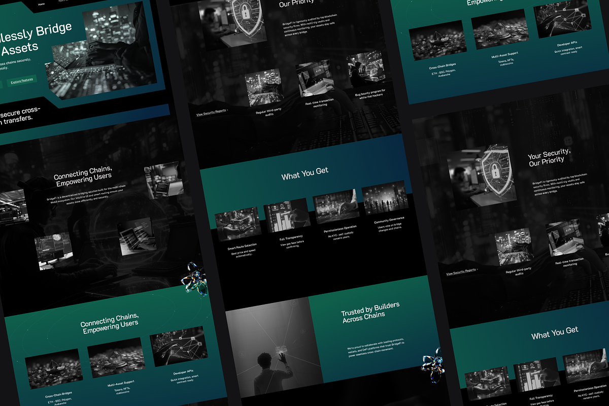 Figma Web3 Landing Page, a Landing Page Template by Musara (Photo 2 of 6)