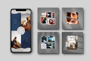 60 IG Post & Stories Film Frames