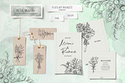Wildflower Line Art Clipart, a Decorative Illustration by BalanceUA (Thumbnail 6 of 18)