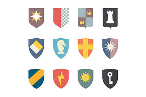 12 Shields Icons