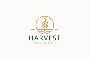 Harvest Logo Nature Plant Wheat, a Branding & Logo Template by Signatoro (Thumbnail 2 of 3)