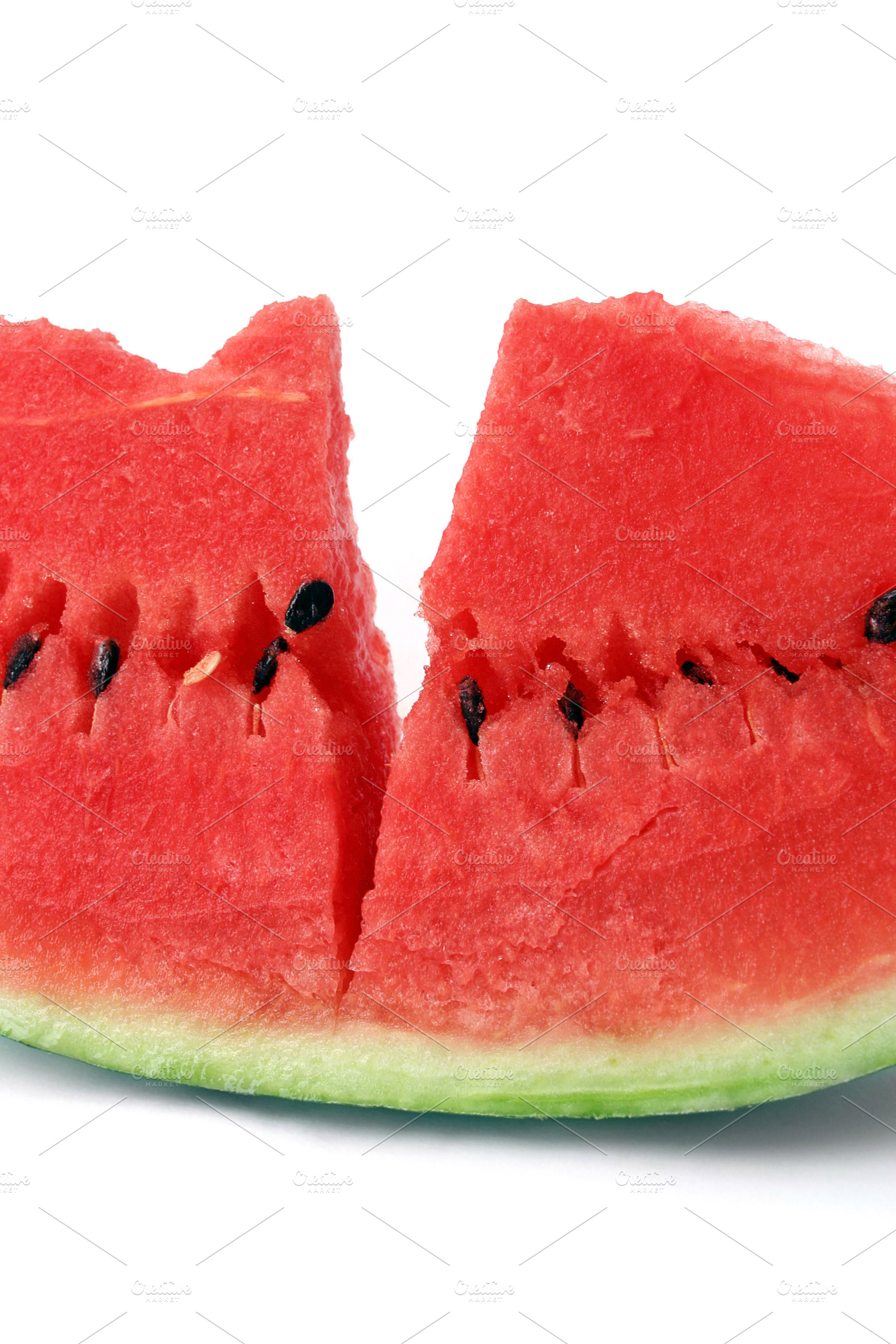 Fresh and ripe water melon, a Photo by saiko3p