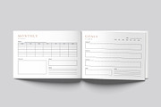 Daily Planner Template Landscape, a Stationery Template by DesignCrest (Thumbnail 5 of 8)