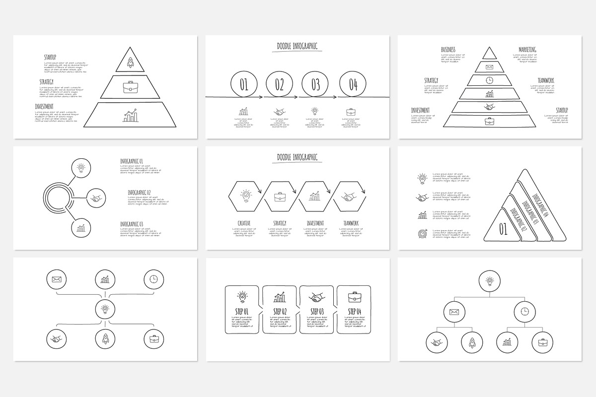 Keynote Doodle Infographics, a Presentation Template by Abert (Photo 9 of 11)