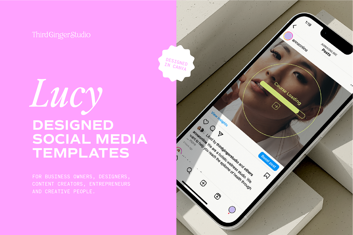 LUCY | Canva Social Media Template