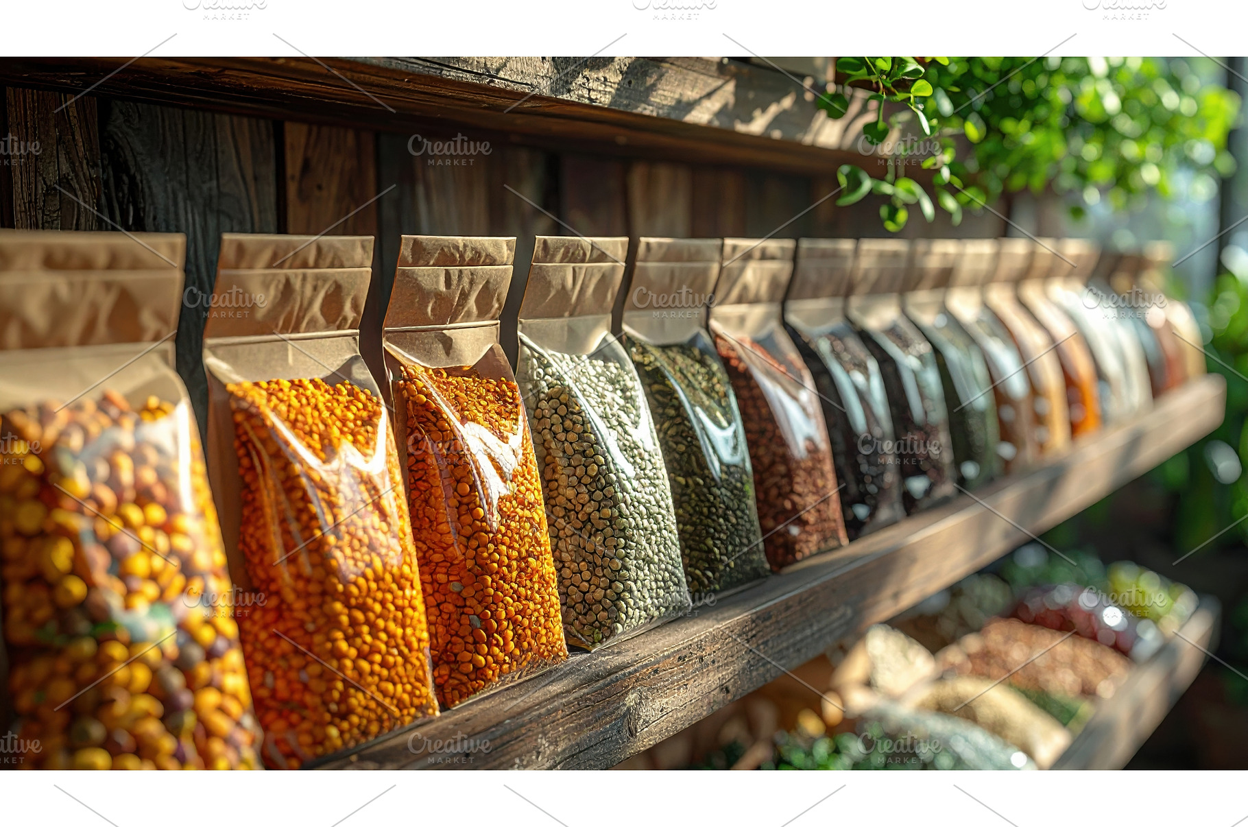 Variety of colorful dry beans peas, a Food & Drink Photo by Igor Tichonow