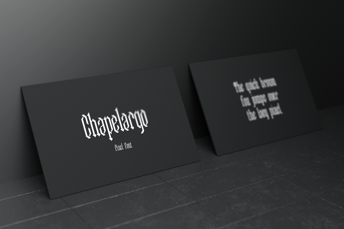 Chapelargo | Pixel Font, a Sans Serif Font by gracetype_studio (Photo 9 of 12)