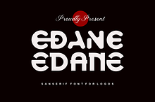EDANE SANS SERIF FONT FOR LOGOS