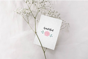 Boho floral line art hand drawn set, a Decorative Illustration by Wild Muse (Thumbnail 7 of 7)