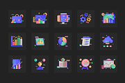 3D Business Analytics Icons, a 3D by Flat Icons (Thumbnail 5 of 8)