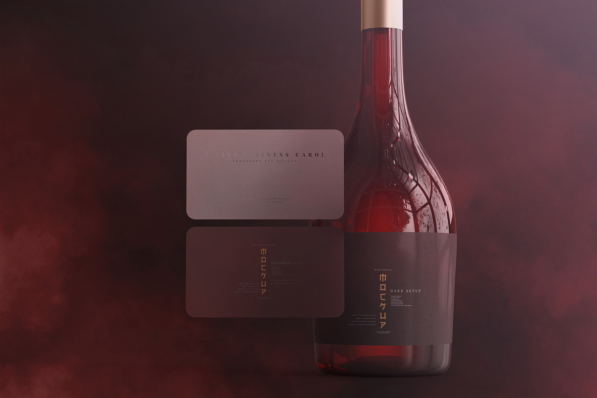 Red Wine Mockup Set, a Product Mockup by PSD Market (Photo 15 of 17)