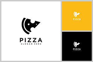 pizza logo vector design template, a Branding & Logo Template by quadrazo