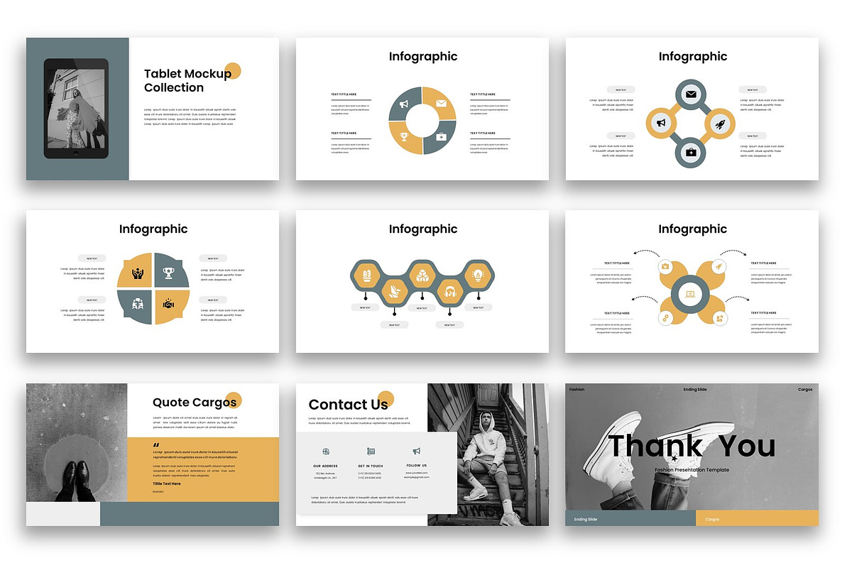 Cargos – Fahsion Google Slide, a Presentation Template by kreatifreya (Photo 2 of 5)