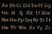 Owl Font Design with Flower Vector., a Symbol Font by Noree (Thumbnail 1 of 5)
