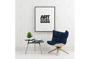 Modern Minimalist Poster Mockup