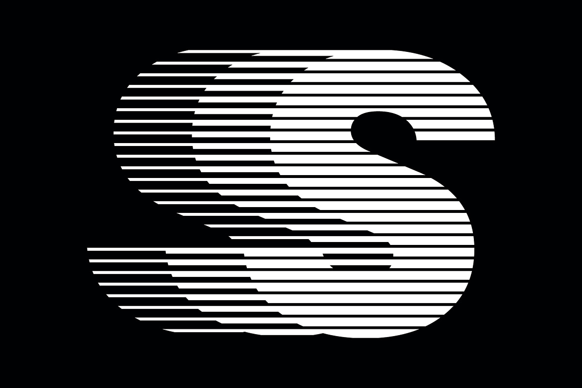 Letter S speed motion lines logo, a Branding & Logo Template by Leksono (Photo 2 of 2)