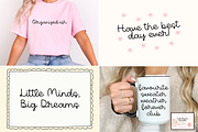 Cute & Cursive Font Bundle 3, a Script Font by Sofia Skoog (Thumbnail 2 of 10)