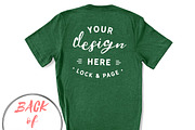 Back Of T-Shirt BC3001 Mockup Bundle, a Shirt Mockup by lock and page (Thumbnail 56 of 88)