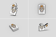 Metallic Lighter Mockup - 8 views, a Merchandise Mockup by Illusiongraphic (Thumbnail 21 of 21)