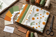 Watercolor botanical patterns, a Pattern Graphic by IrynaPanashii (Thumbnail 7 of 15)