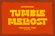 Tumble Mellost - Fun Display Font, a Sans Serif Font by Say Studio (Thumbnail 1 of 12)