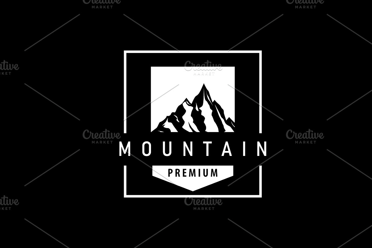 Mountain Logo Nature Landscape, a Branding & Logo Template by Maylianaw28