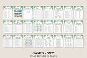 Greenery Bridal Shower Games, an Invitation Template by Coralcreations (Thumbnail 2 of 7)