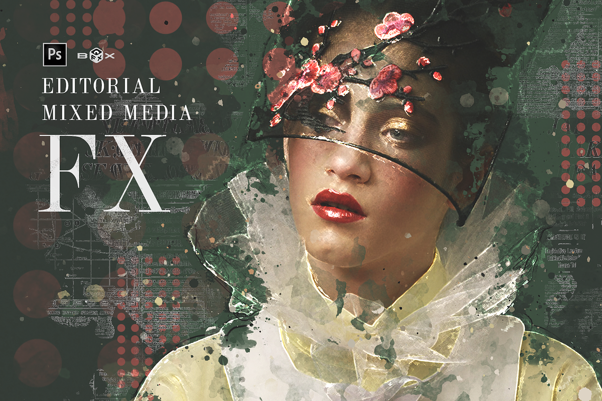 Mixed Media FX Photoshop Plugin, an Action Add-On by Giallo (Photo 1 of 25)