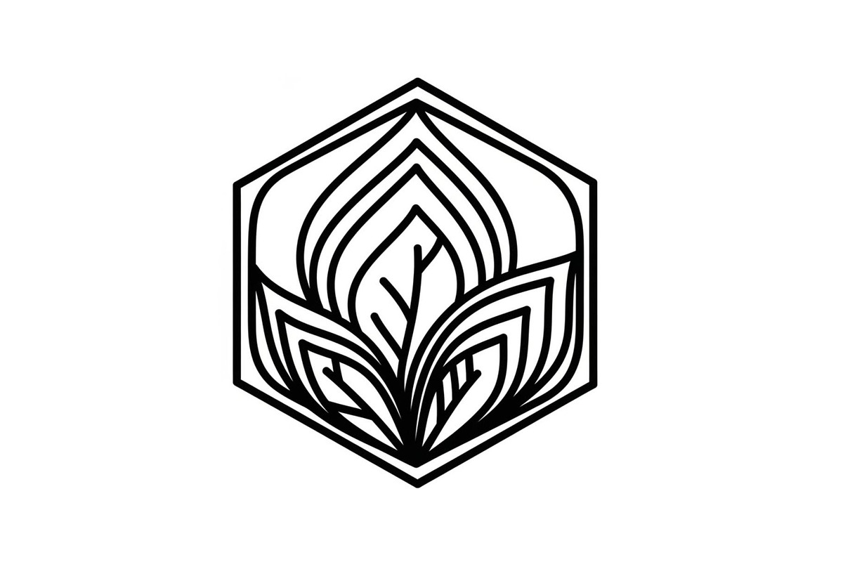 Minimal Abstract Leaves Line Art, an Illustration by musafir_fashion (Photo 7 of 11)