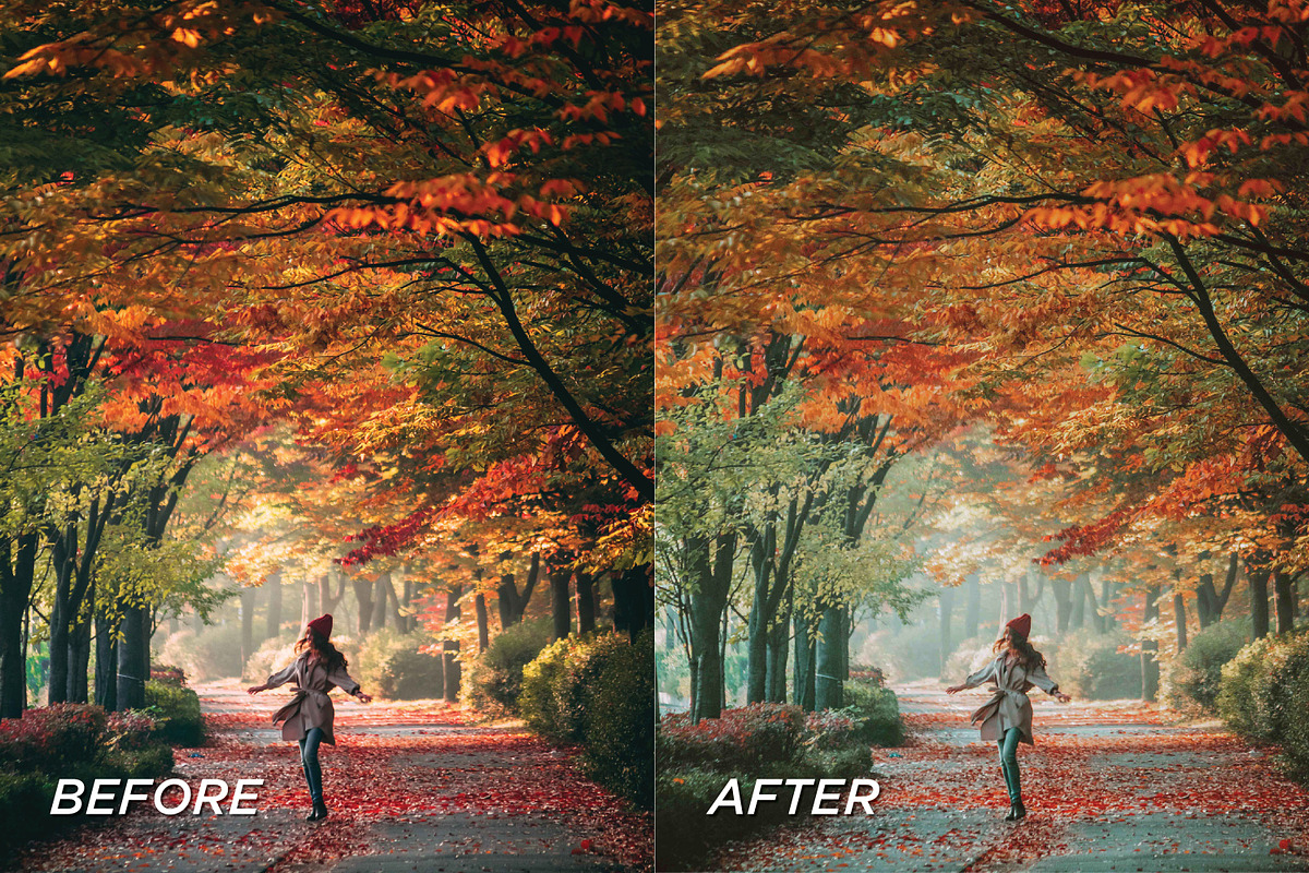 15 Cozy Fall Lightroom Presets, a Preset Add-On by TheWayfarerShoppe (Photo 4 of 9)